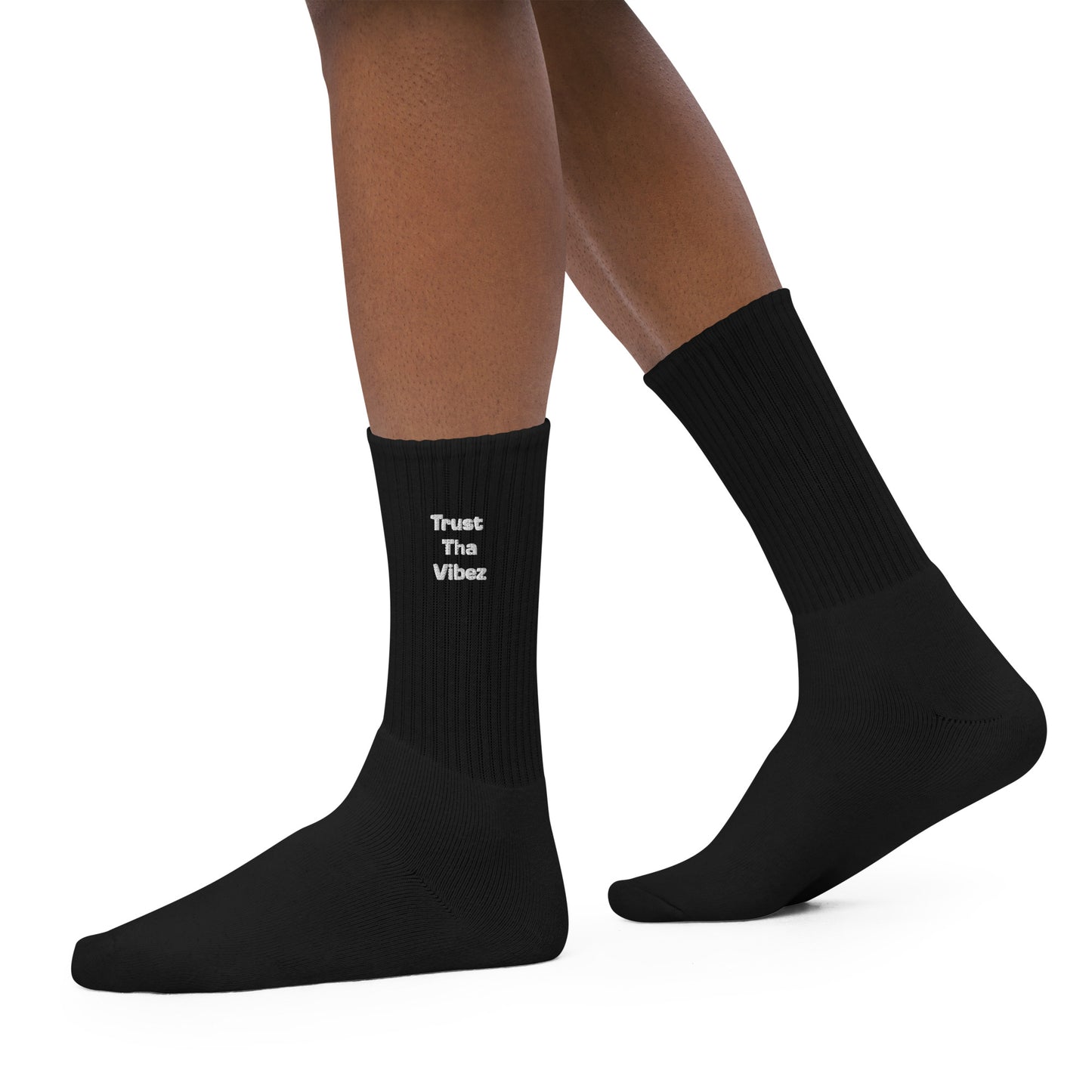 Trust tha Vibez Embroidered socks