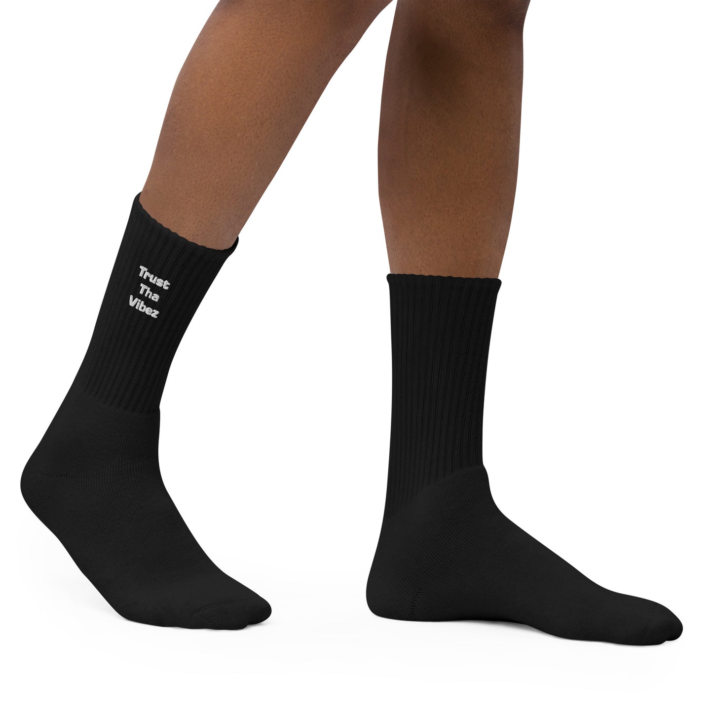 Trust tha Vibez Embroidered socks