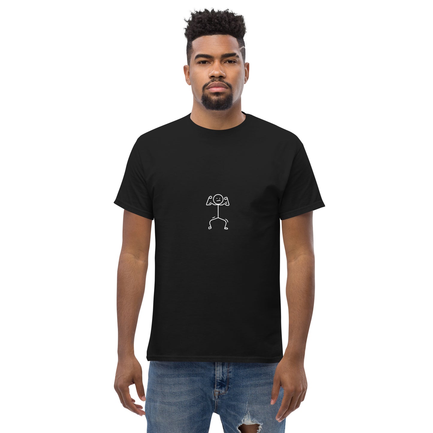 Flexing Stick Figure classic tee