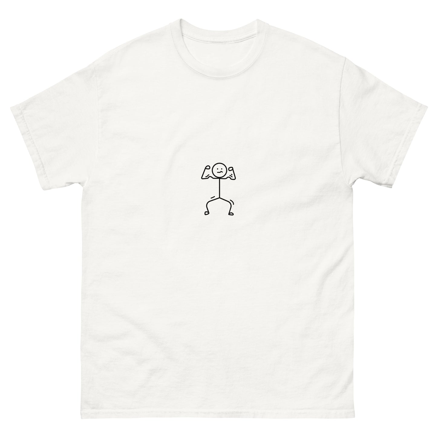 Flexing Stick Figure classic tee