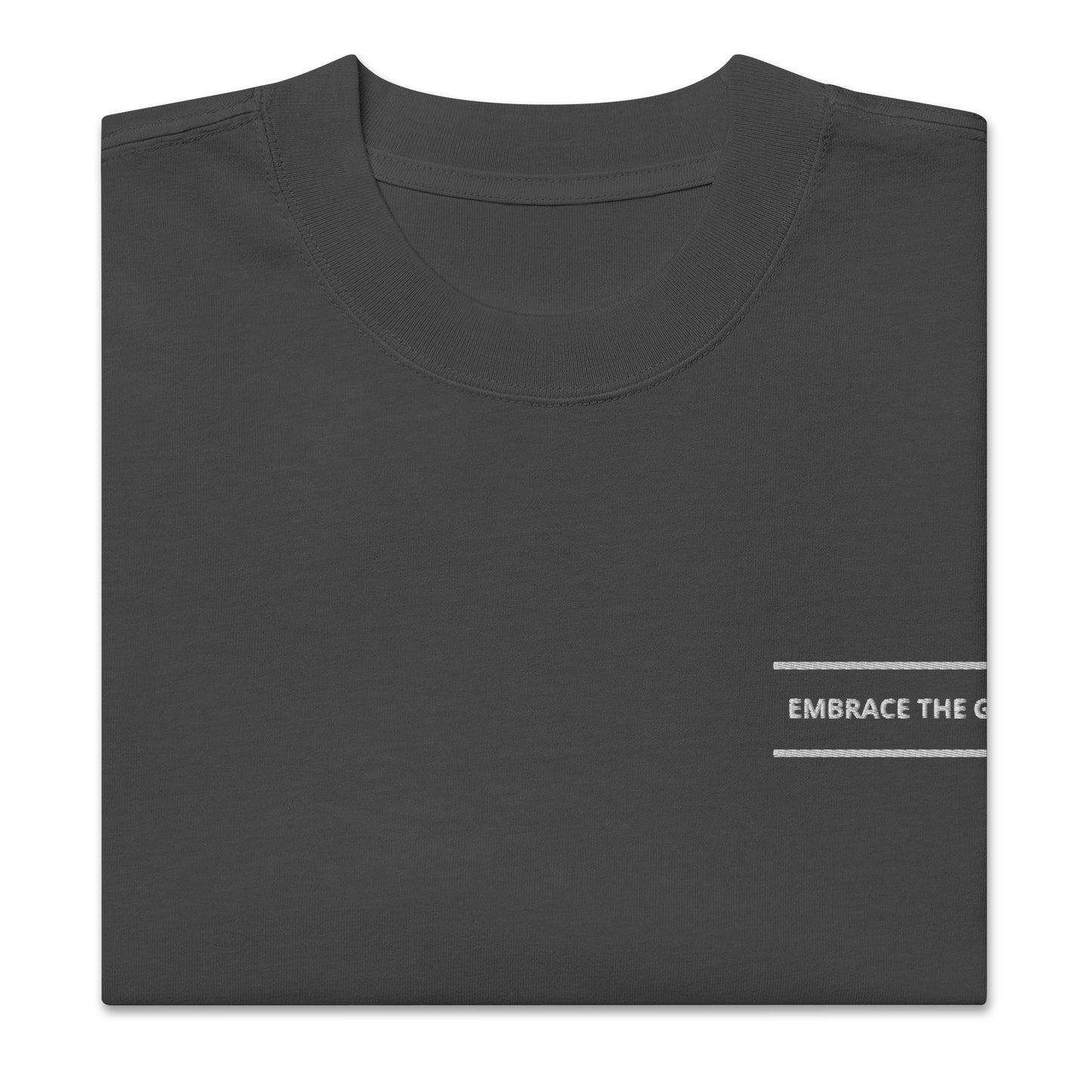 Embrace the Grind Oversized faded t-shirt