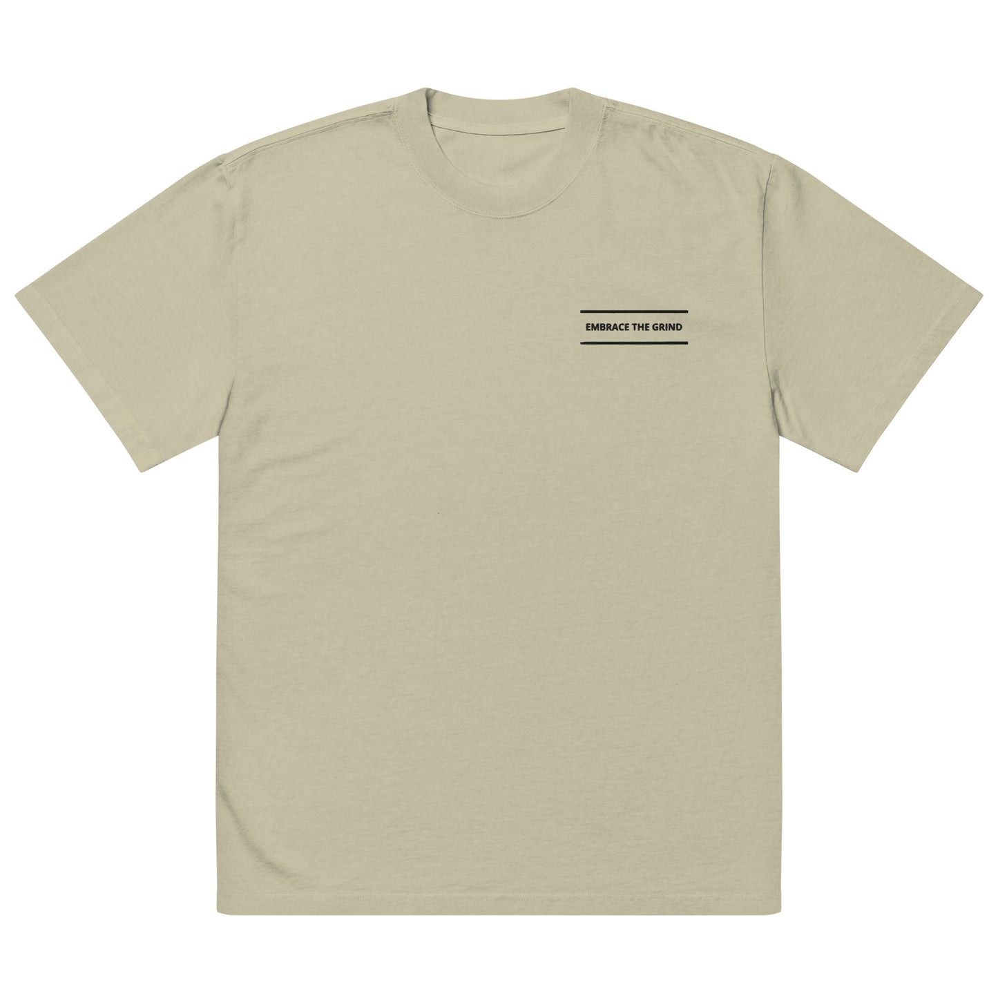 Embrace the Grind Oversized faded t-shirt