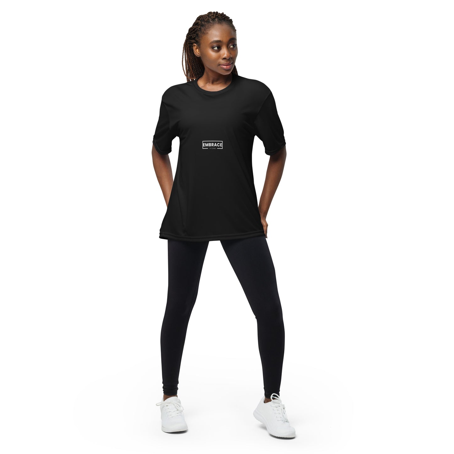 Embrace the Grind Unisex performance crew neck t-shirt