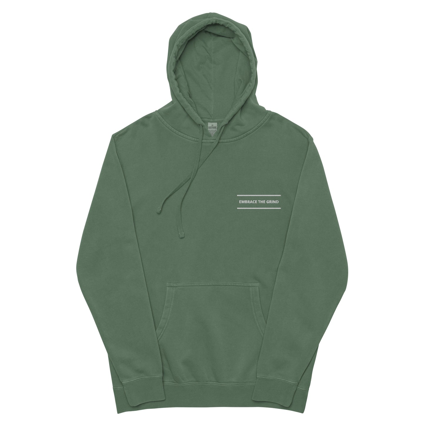 Embrace the Grind Unisex pigment-dyed hoodie