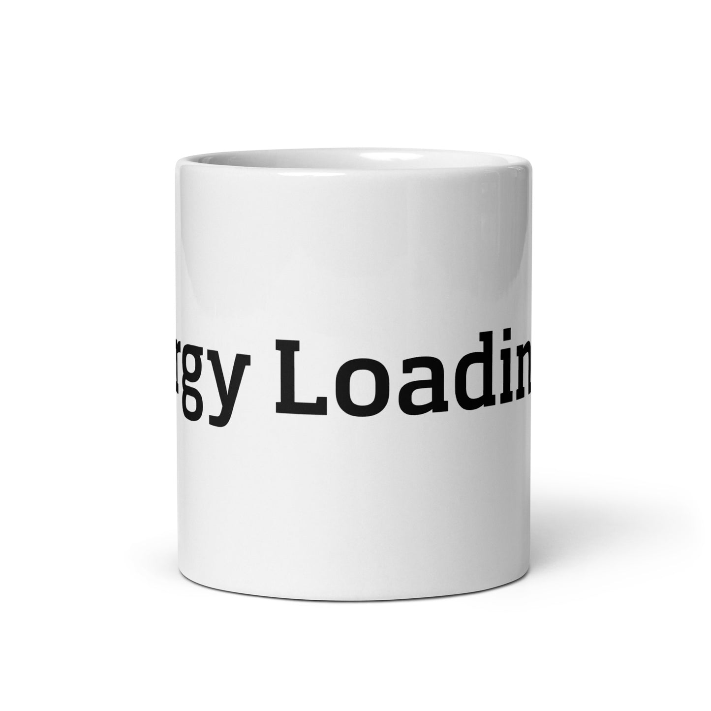 Energy Loading White glossy mug