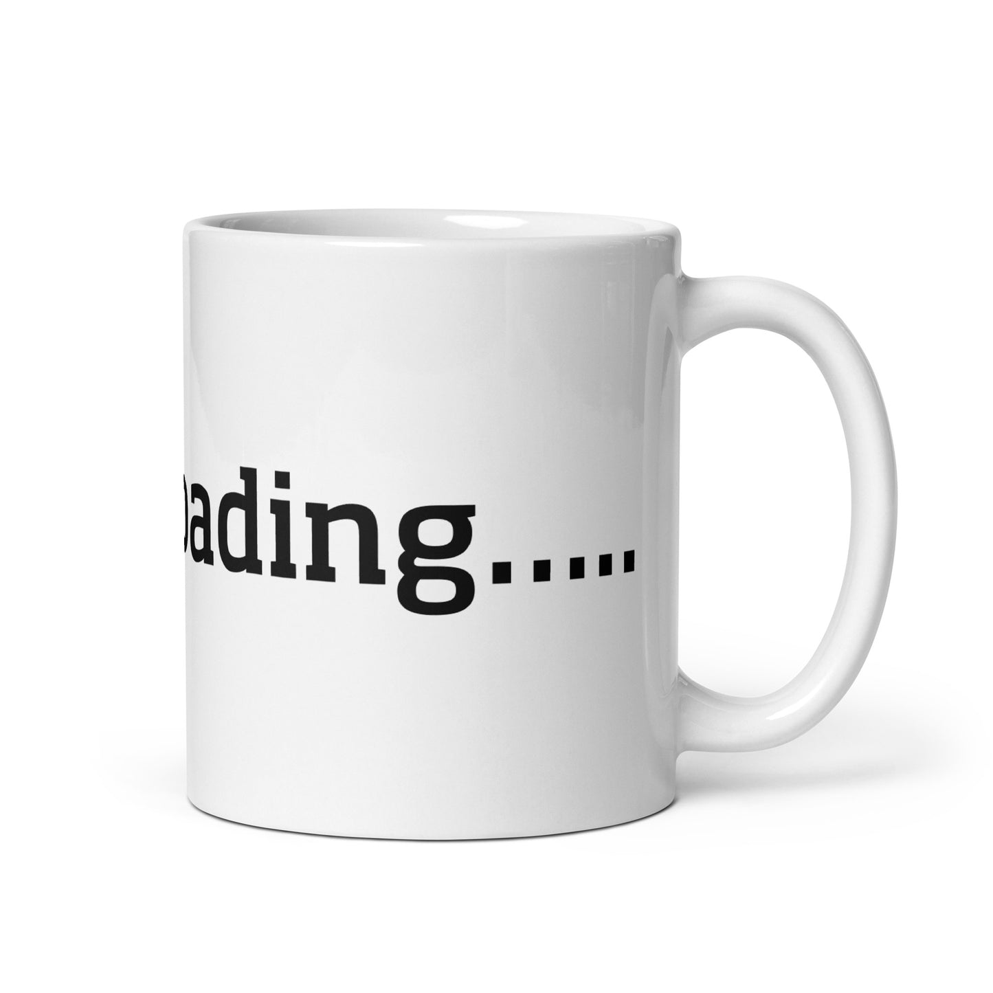 Energy Loading White glossy mug