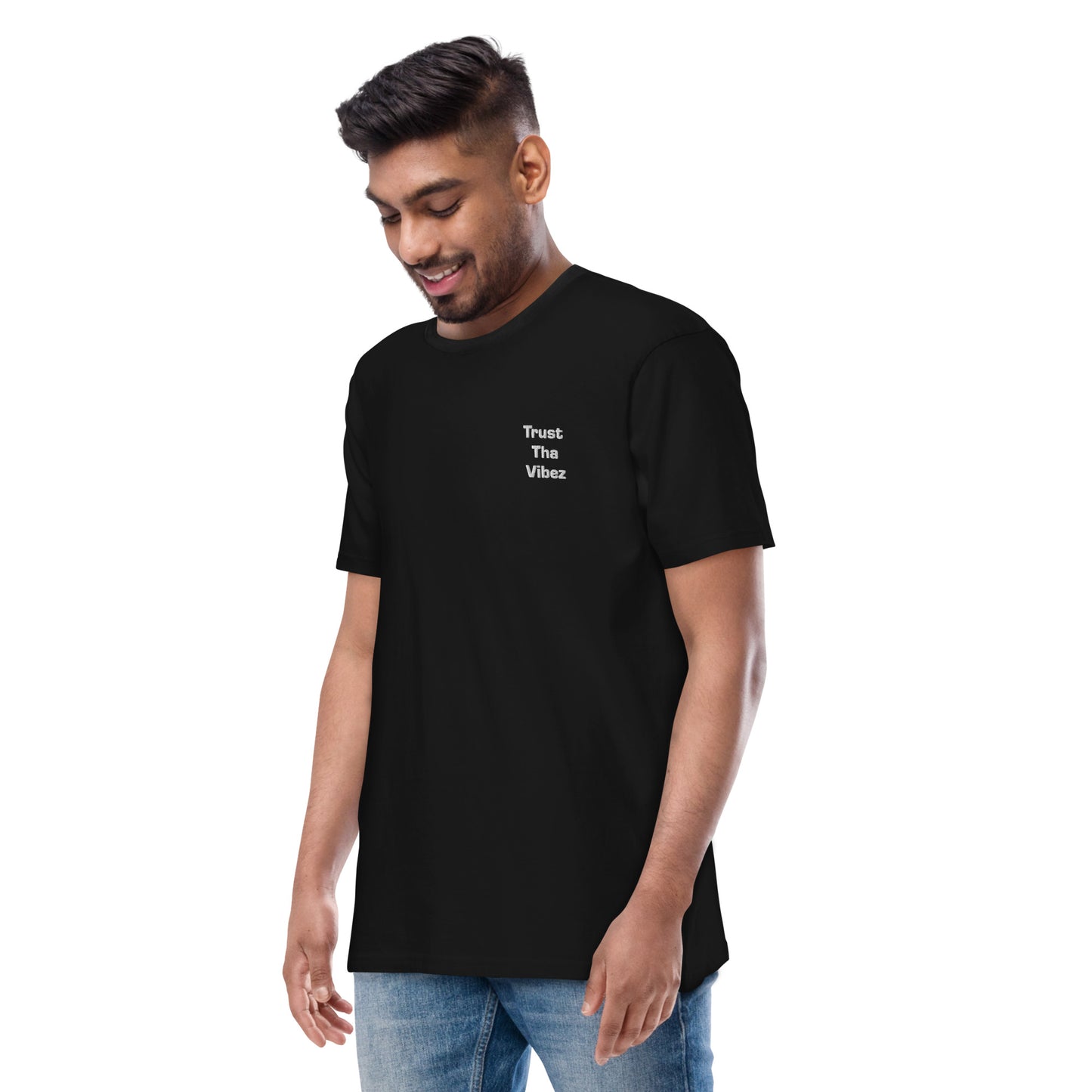 Trust tha Vibez Men’s premium heavyweight tee